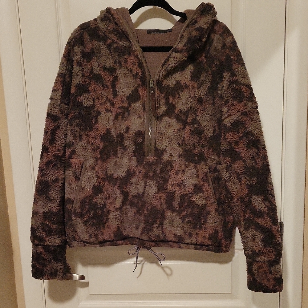 Prana Brown and Tan Teddy Jacket